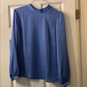 Blue Banana Republic Mock Neck Long sleeve shirt s